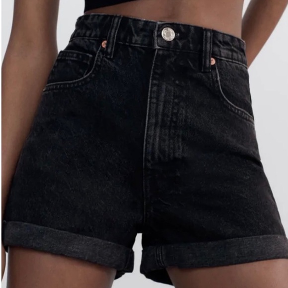 Zara Hi Waist Mom Denim - Picture 1 of 6